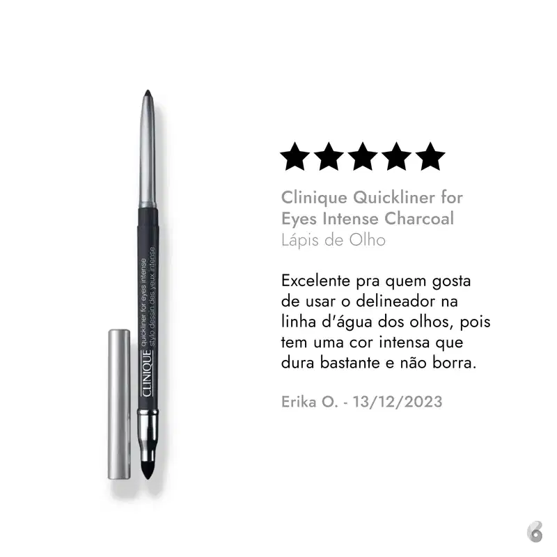 Clinique Quickliner for Eyes Intense Back - Lápis de Olho 0,28g