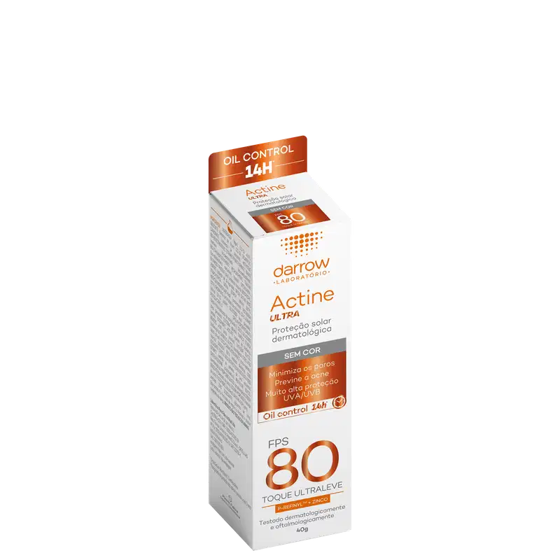 Darrow Actine Ultra FPS80 - Protetor Solar sem Cor 40g