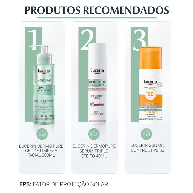 Eucerin DermoPure Oil Control Ação Renovadora Antiacne - Creme Facial 40ml