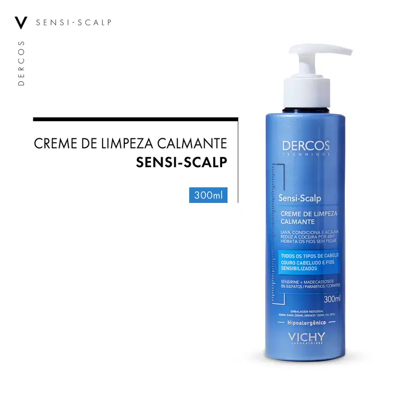 Vichy Dercos - Creme de Limpeza 300ml
