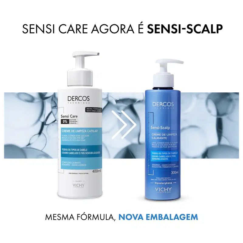 Vichy Dercos - Creme de Limpeza 300ml