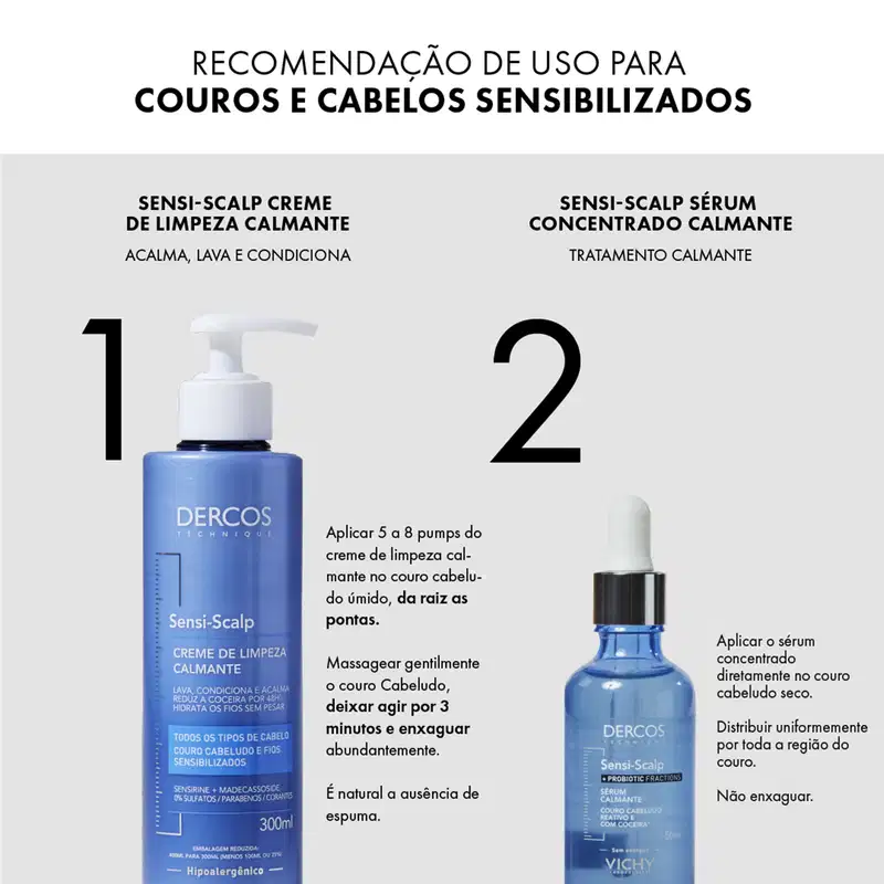 Vichy Dercos - Creme de Limpeza 300ml