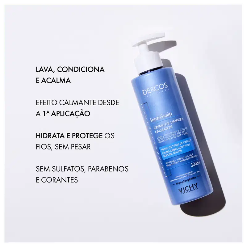 Vichy Dercos - Creme de Limpeza 300ml