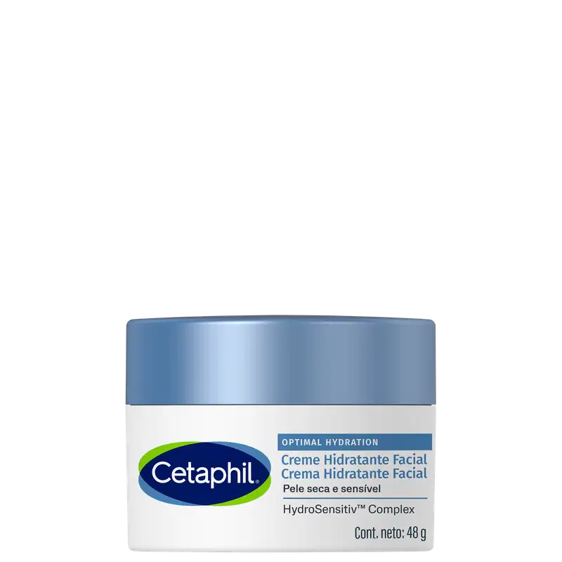 Cetaphil Optimal Hydration com Ácido Hialurônico - Creme Hidratante Facial 48g