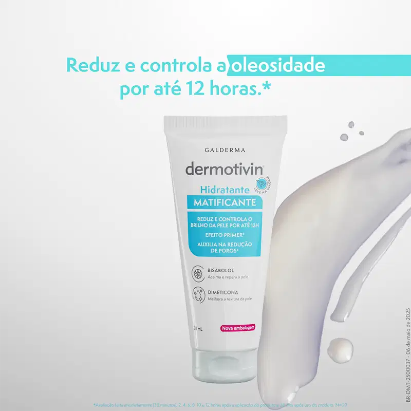 Dermotivin Benzac Pele Oleosa - Hidratante Matificante Facial 50ml