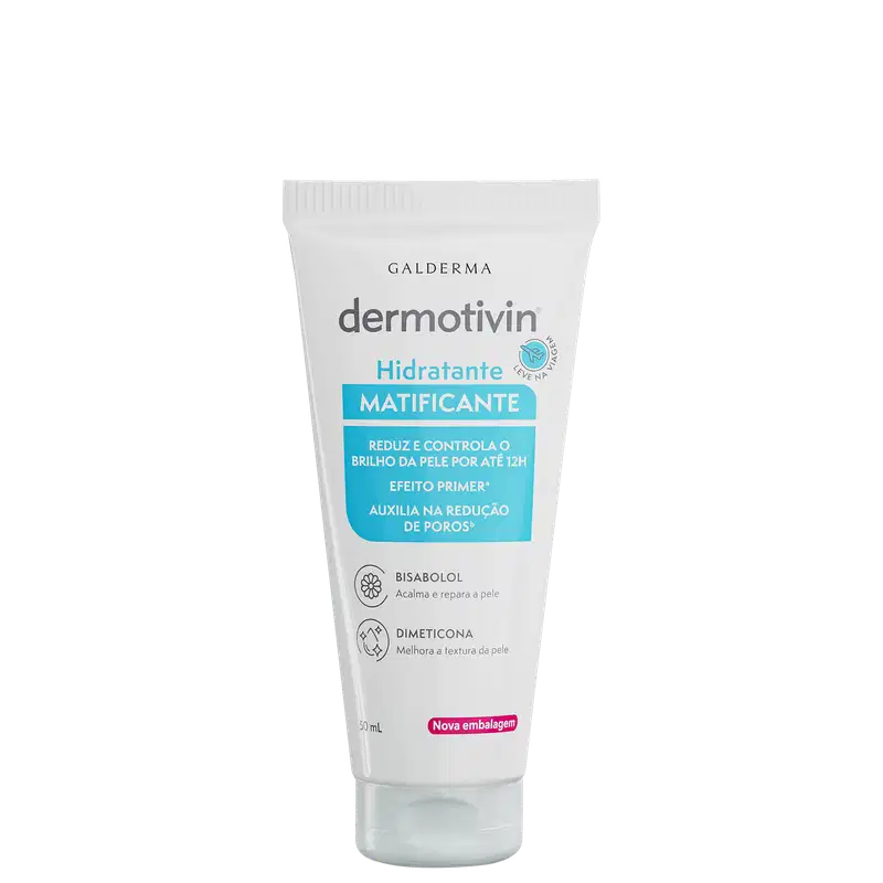 Dermotivin Benzac Pele Oleosa - Hidratante Matificante Facial 50ml