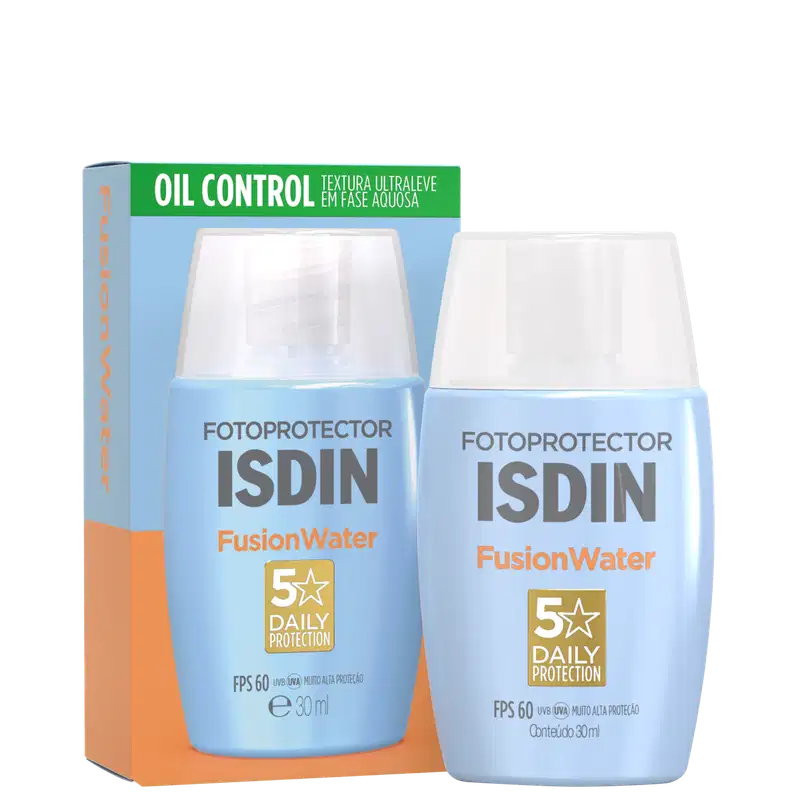 ISDIN Fotoprotector Fusion Water FPS 60 - Protetor Solar Facial 30ml