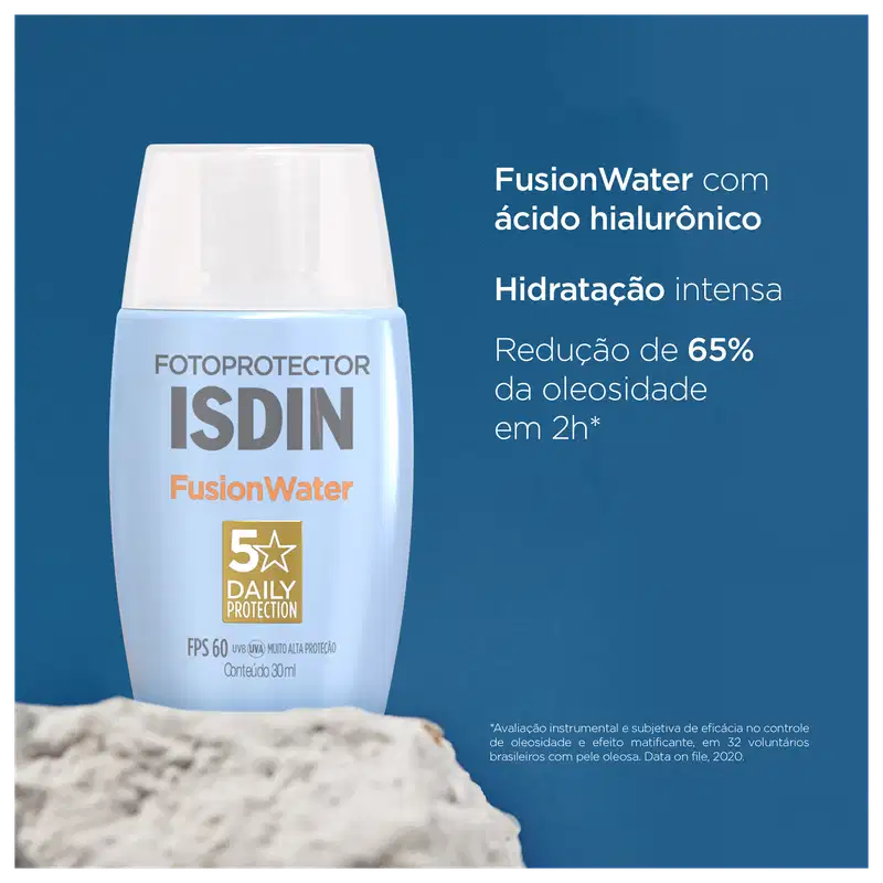 ISDIN Fotoprotector Fusion Water FPS 60 - Protetor Solar Facial 30ml