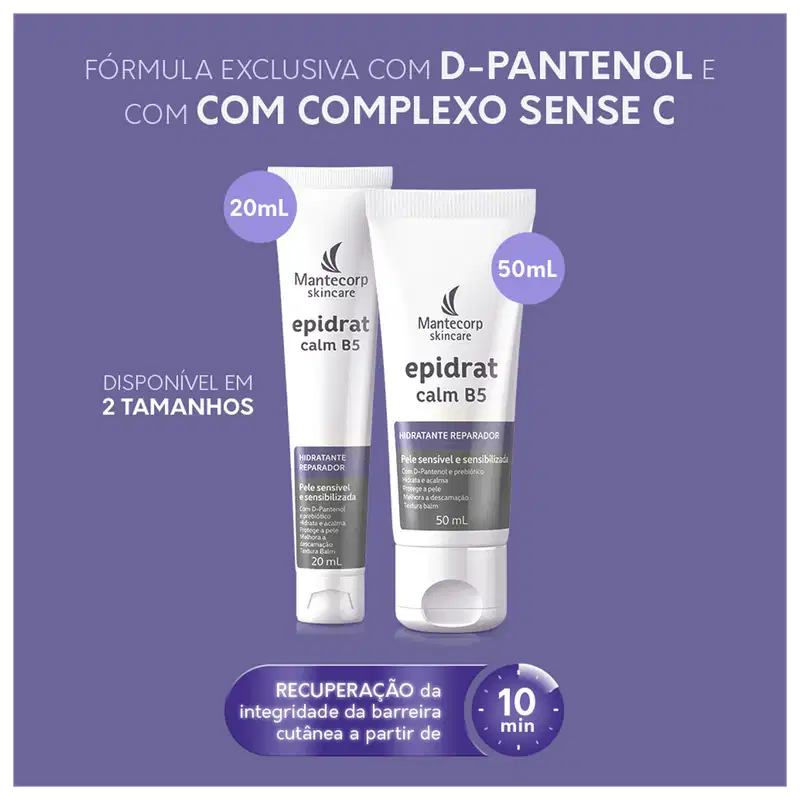 Mantecorp Epidrat Calm B5  - Hidratante Reparador Facial 50ml