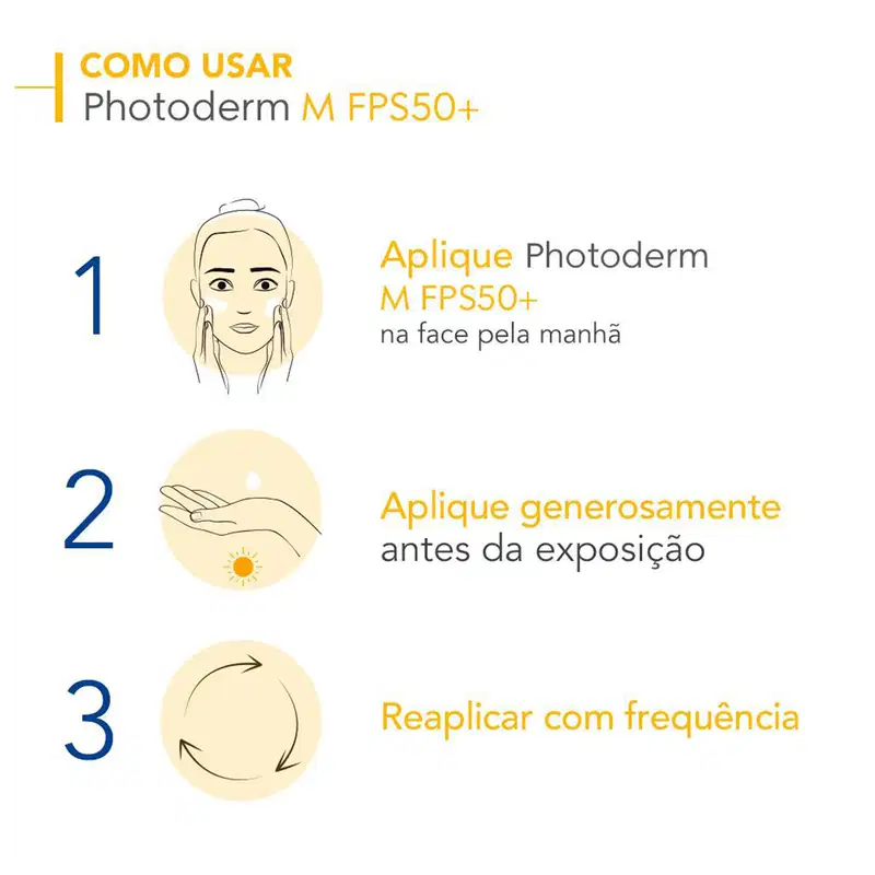 Bioderma Photoderm M FPS50+ 3.0 - Protetor Solar Facial com Cor 40ml
