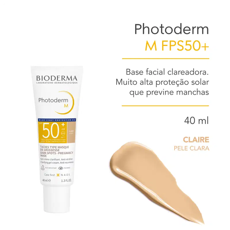 Bioderma Photoderm M Foncee FPS50+ 2.0 - Protetor Solar Facial com Cor 40ml