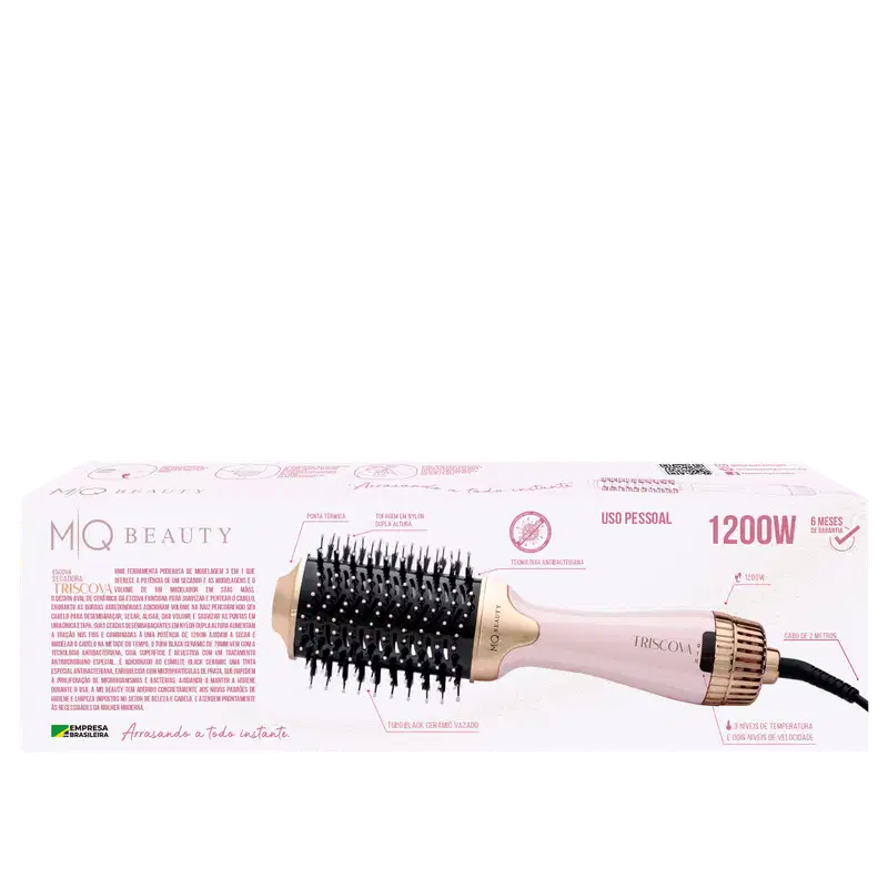 MQ Professional MQ Beauty Triscova 1200W 127V - Escova Secadora