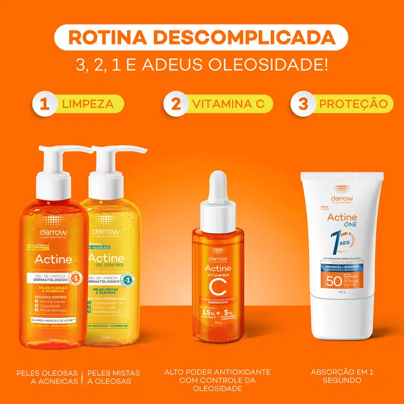 Darrow Actine - Gel de Limpeza Facial 140g