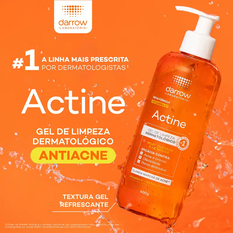 Darrow Actine - Gel de Limpeza Facial 240g