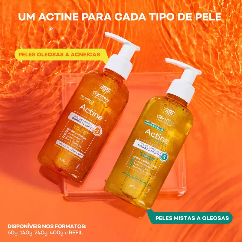 Darrow Actine - Gel de Limpeza Facial 240g