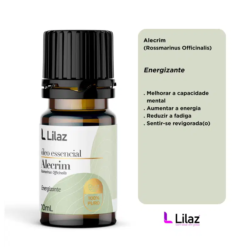 Lilaz Alecrim - Óleo Essencial 10ml