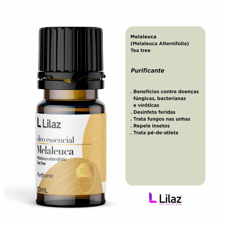 Lilaz Melaleuca - Óleo Essencial 10ml
