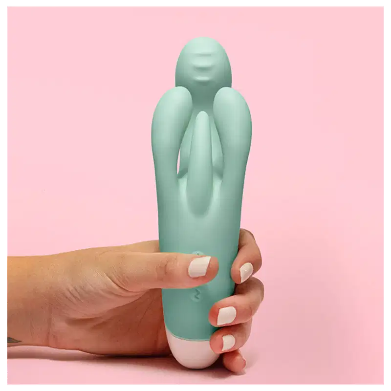 Pantynova Eita Rabbit Verde - Vibrador Triplo