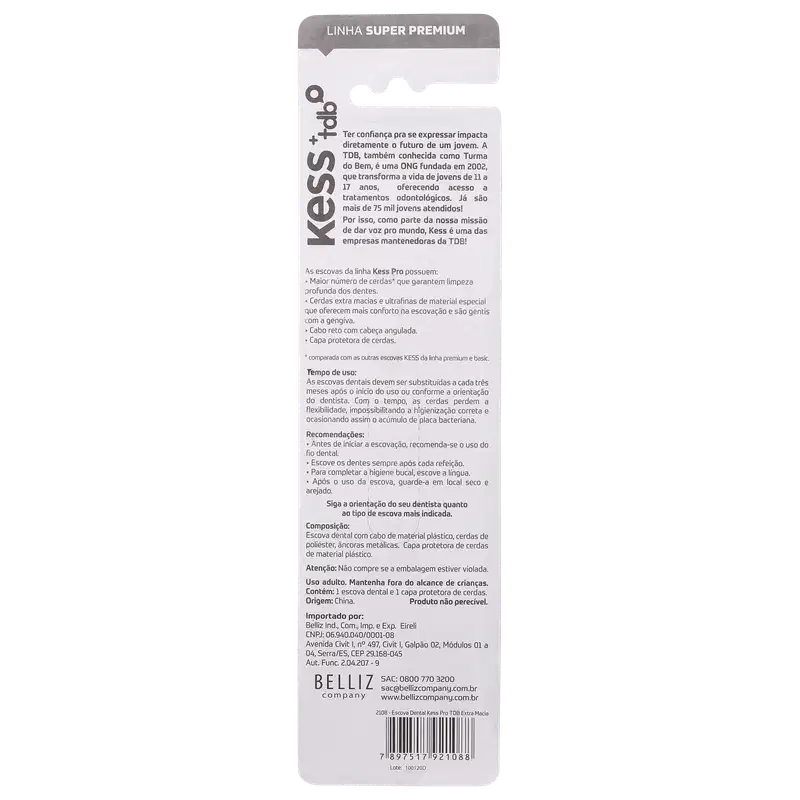 Kess Pro tdb Extra Macia - Escova de Dente