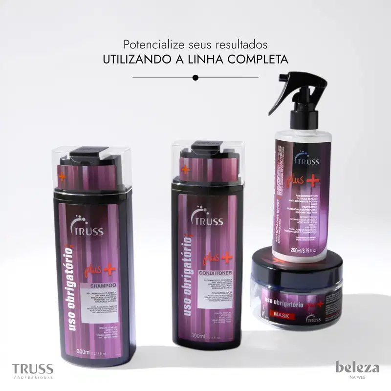 TRUSS Uso Obrigatório Plus+ - Reconstrutor Capilar Antiquebra 260ml