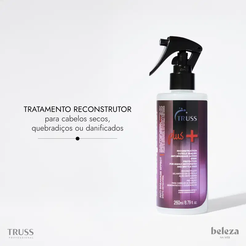 TRUSS Uso Obrigatório Plus+ - Reconstrutor Capilar Antiquebra 260ml