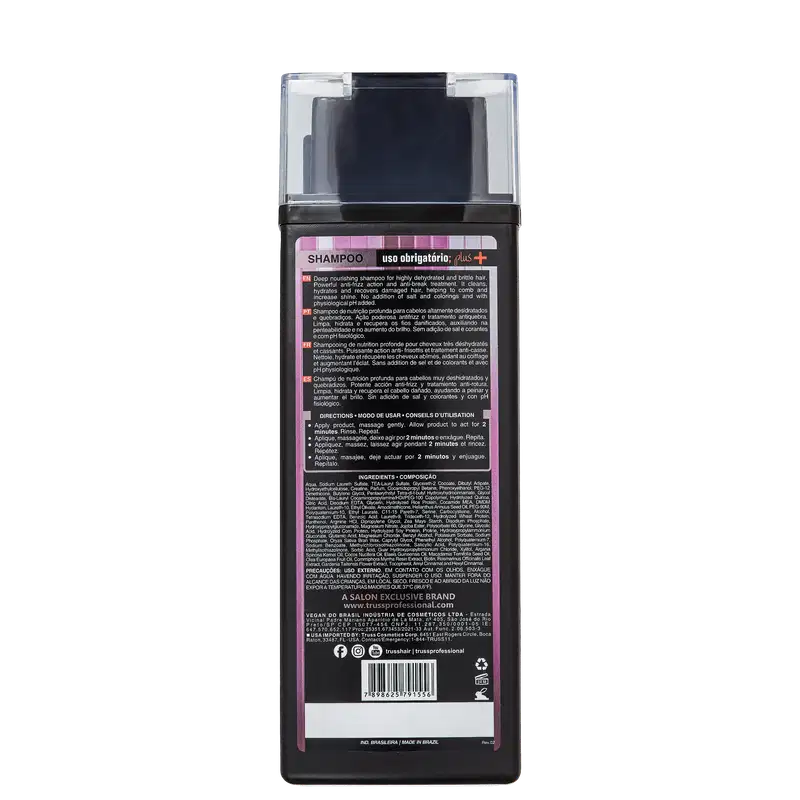 Shampoo Uso Obrigatório; Plus+ 300ml
