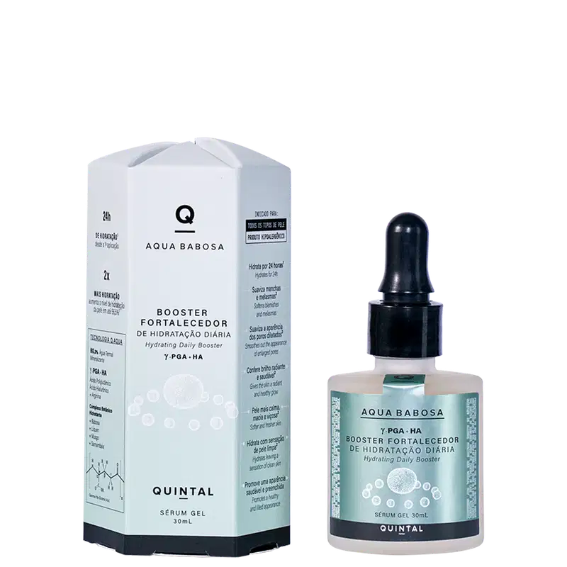 Quintal Aqua Babosa Booster Fortalecedor - Sérum Gel Facial 30ml