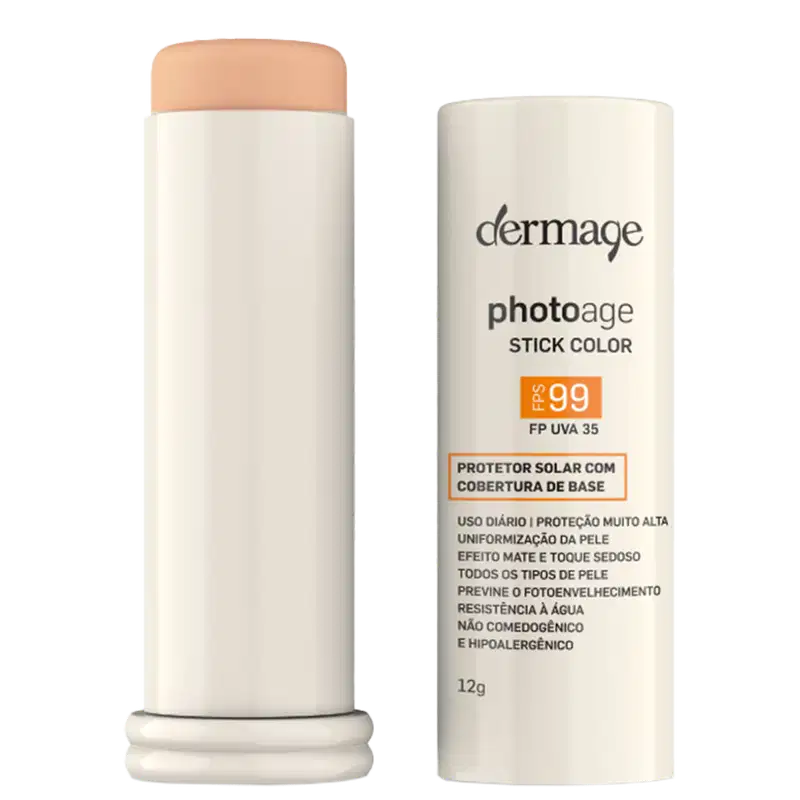 Dermage Photoage Stick FPS 99 Cor B Claro - Protetor Solar com Cor 12g