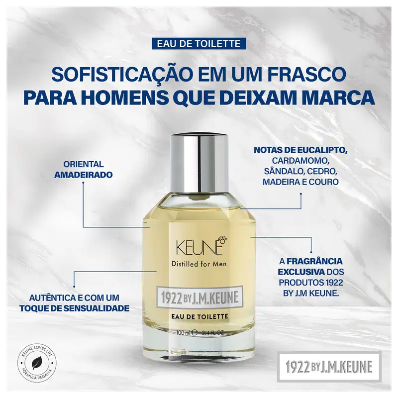 Distilled For Men Keune 1922 by J. M. Keune Eau de Toilette - Perfume Masculino 100ml