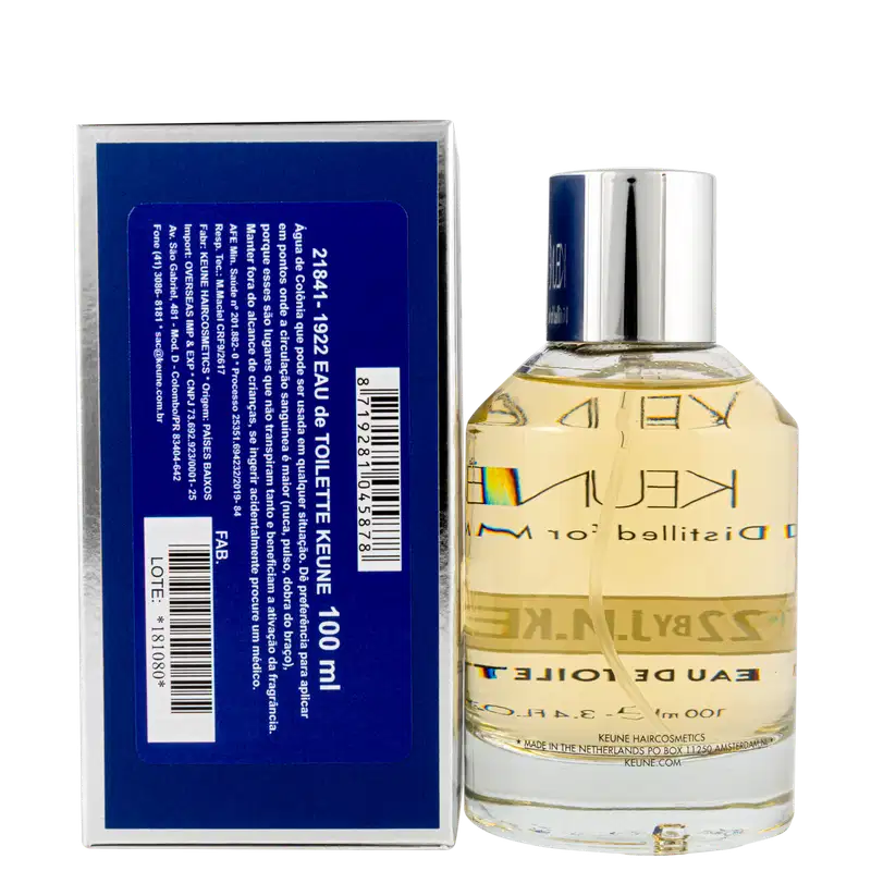 Distilled For Men Keune 1922 by J. M. Keune Eau de Toilette - Perfume Masculino 100ml
