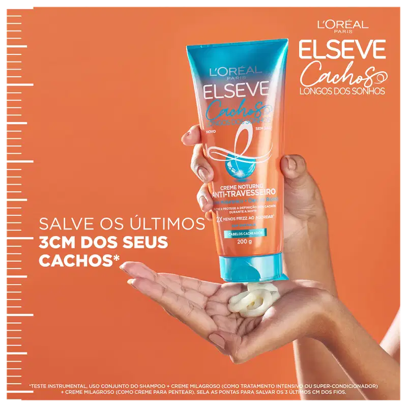 Elseve L'Oréal Paris Cachos Longos dos Sonhos - Tratamento Noturno Anti-Travesseiro 200ml