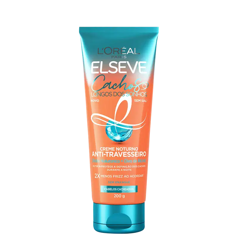 Elseve L'Oréal Paris Cachos Longos dos Sonhos - Tratamento Noturno Anti-Travesseiro 200ml