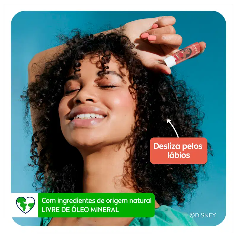 NIVEA Disney Moana Edição Limitada Pêssego Shine - Hidratante Labial 4,8g