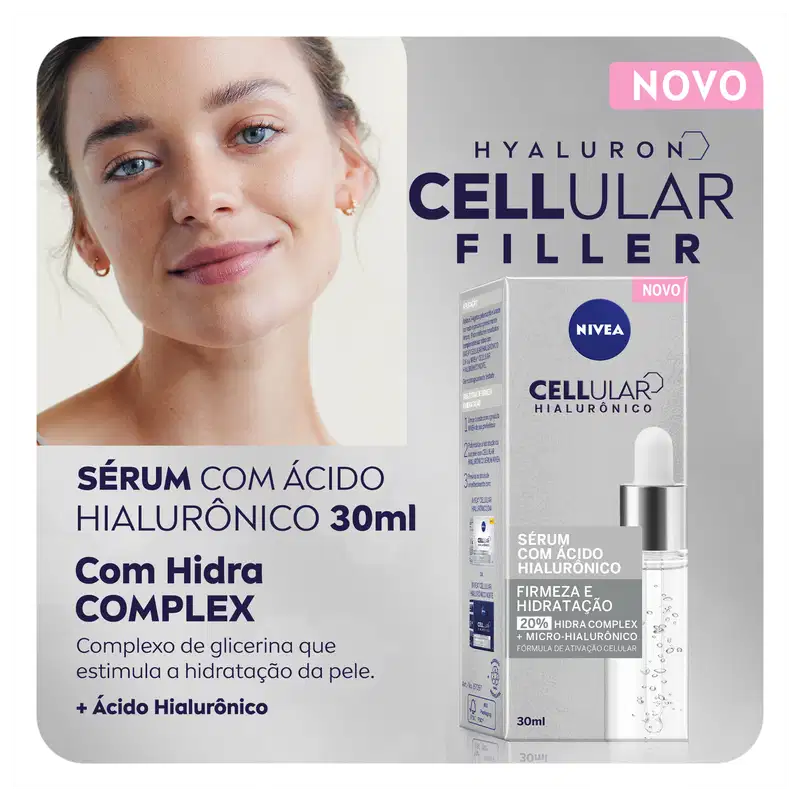 NIVEA Cellular com Ácido Hialurônico - Sérum Facial 30ml