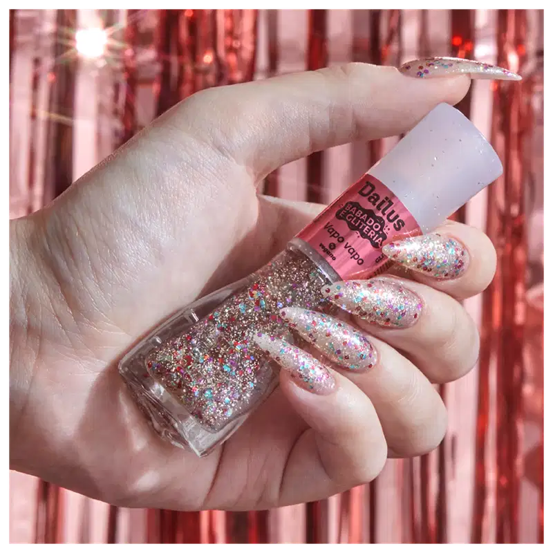 Dailus Babado e Gliteria Vapo Vapo - Esmalte 8ml