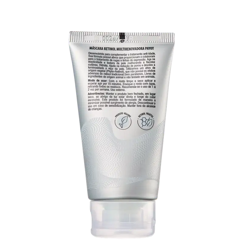 Payot Retinol Vegetal - Máscara Multirenovadora Facial 50g