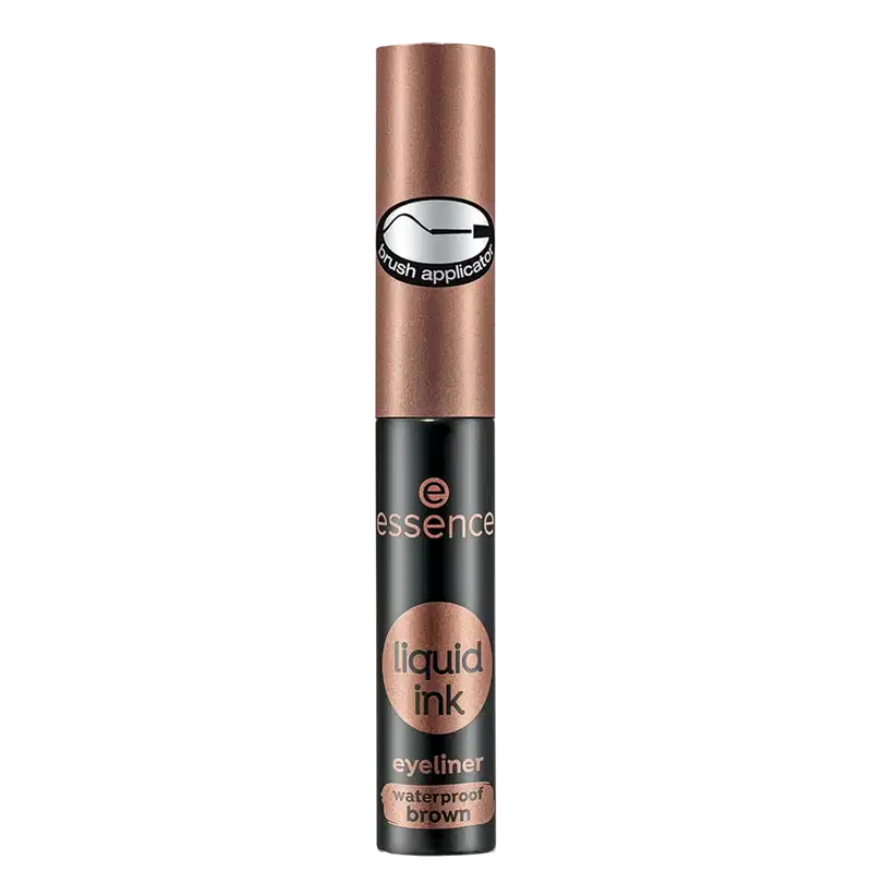 Essence Liquid Ink 02 Ash Brown - Delineador Líquido 3ml