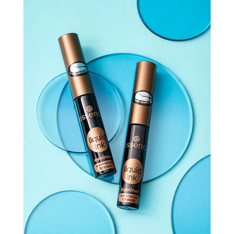 Essence Liquid Ink 02 Ash Brown - Delineador Líquido 3ml
