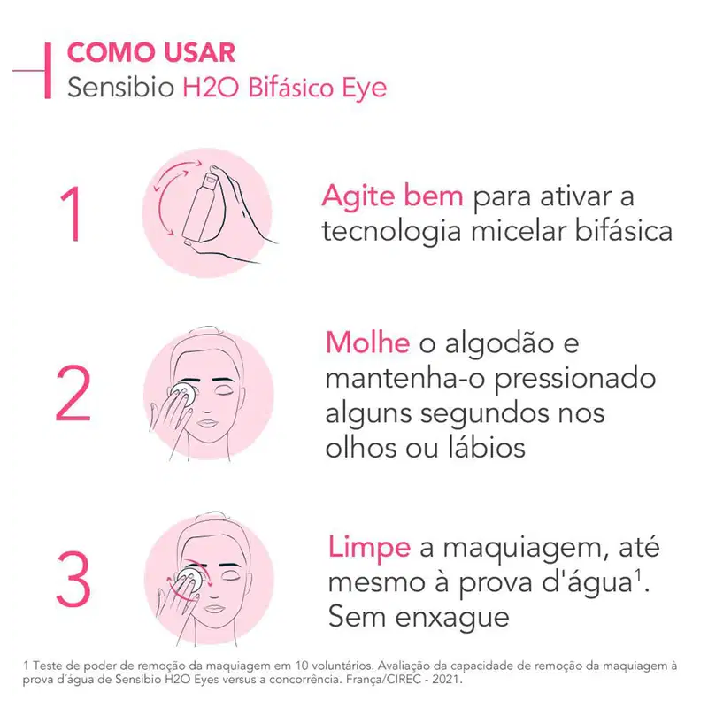 Bioderma Sensibio H2O Eye - Demaquilante Micelar Bifásico 125ml