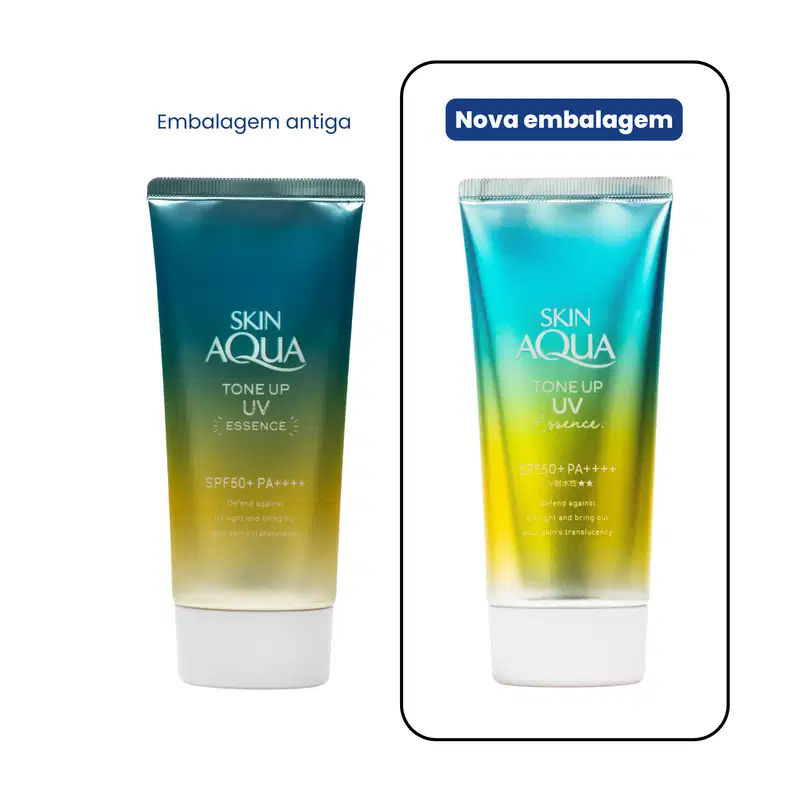 Skin Aqua Tone Up UV Essence Mint Green FPS50 - Protetor Solar 80g