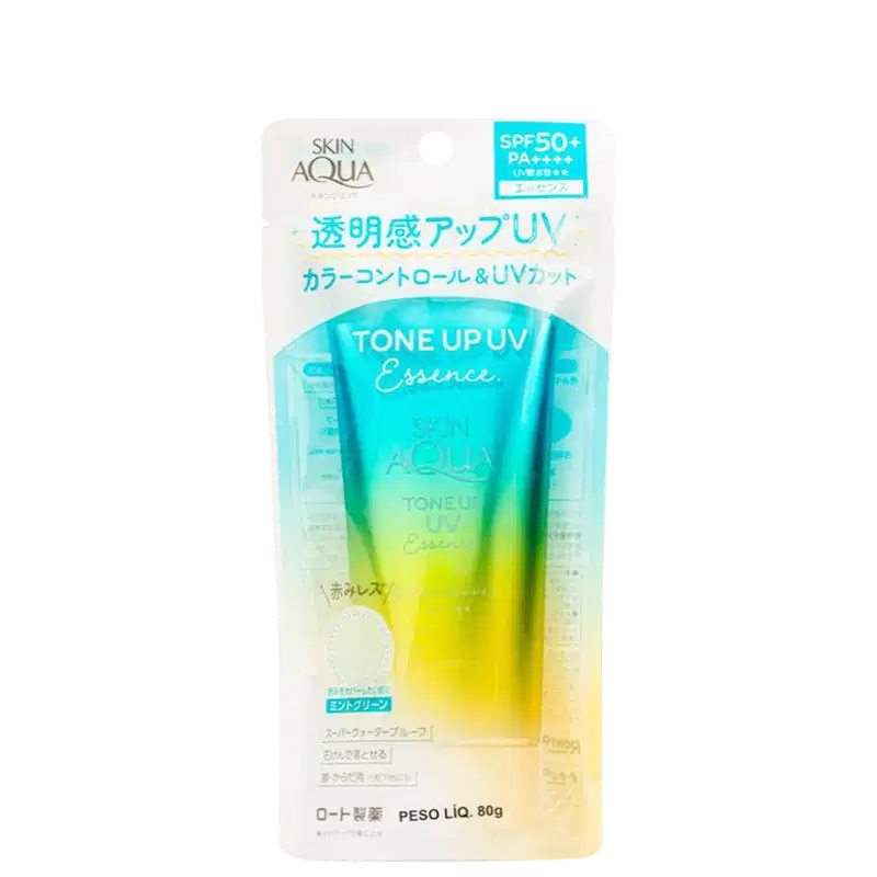 Skin Aqua Tone Up UV Essence Mint Green FPS50 - Protetor Solar 80g