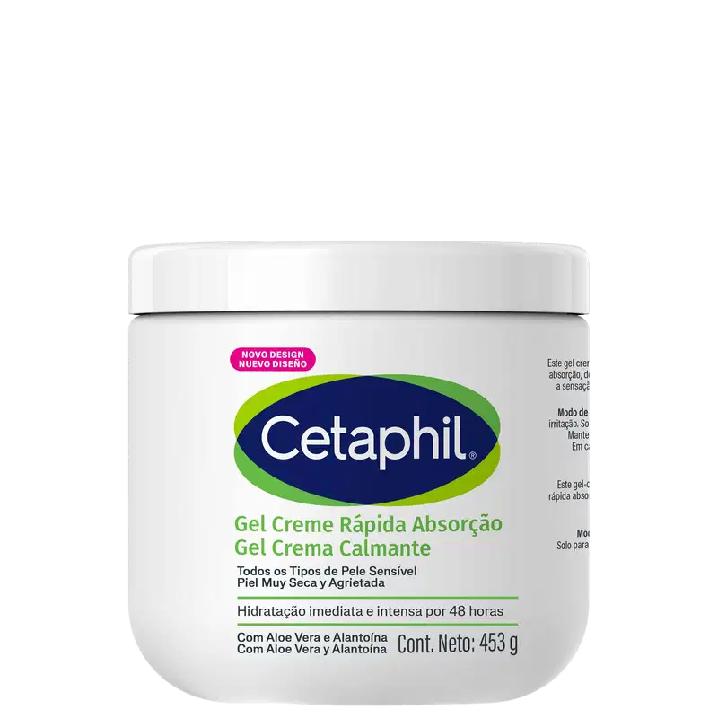 Cetaphil com Aloe Vera Rápida Absorção - Gel Creme Hidratante Corporal 453g
