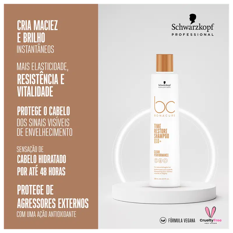 Schwarzkopf Professional BC Bonacure Clean Performance Time Restore - Shampoo 250ml