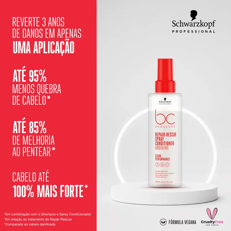 Schwarzkopf Professional BC Bonacure Clean Performance Repair Rescue Spray Conditioner - Leave-in 200ml
