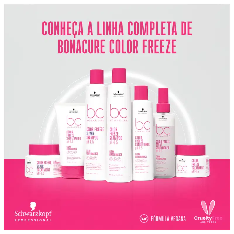 Schwarzkopf Professional BC Bonacure Clean Performance Color Freeze Silver - Shampoo Matizador 250ml
