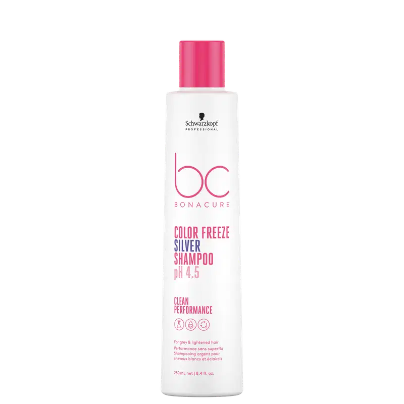 Schwarzkopf Professional BC Bonacure Clean Performance Color Freeze Silver - Shampoo Matizador 250ml