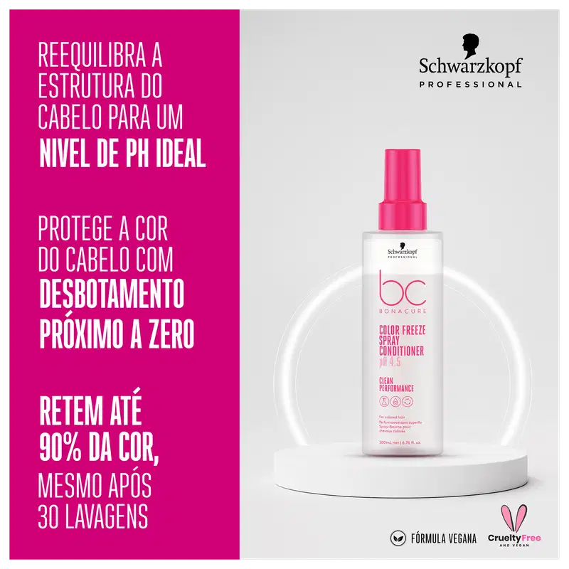 Schwarzkopf Professional BC Bonacure Clean Performance Color Freeze Spray Conditioner - Leave-in 200ml