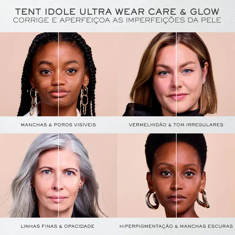 Lancôme Teint Idôle Ultra Wear Care & Glow 515W - Base Líquida 30ml