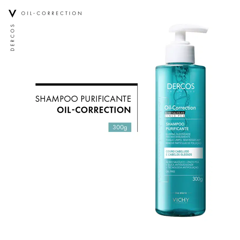 Shampoo Purificante Vichy Dercos Oil-Correction 300g
