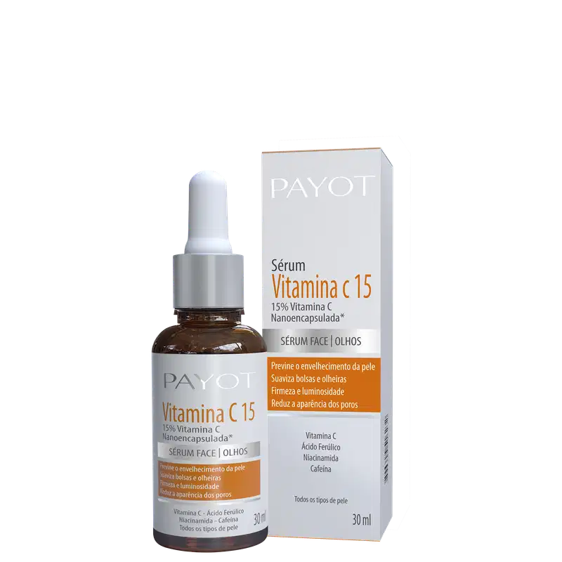 Payot Vitamina C 15 - Sérum Face e Olhos 30ml
